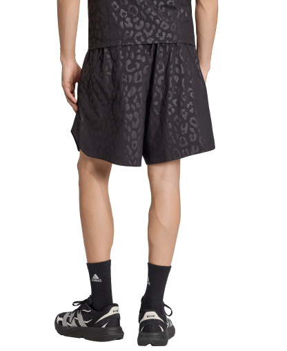 adidas Men's City Tech Leopard Regular-Fit Shorts - Black