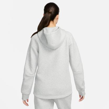 Women's Nithtke Sportswear Tech Fleece Windrunner Full-Zip Hoodie - Dark Grey Heather/Black