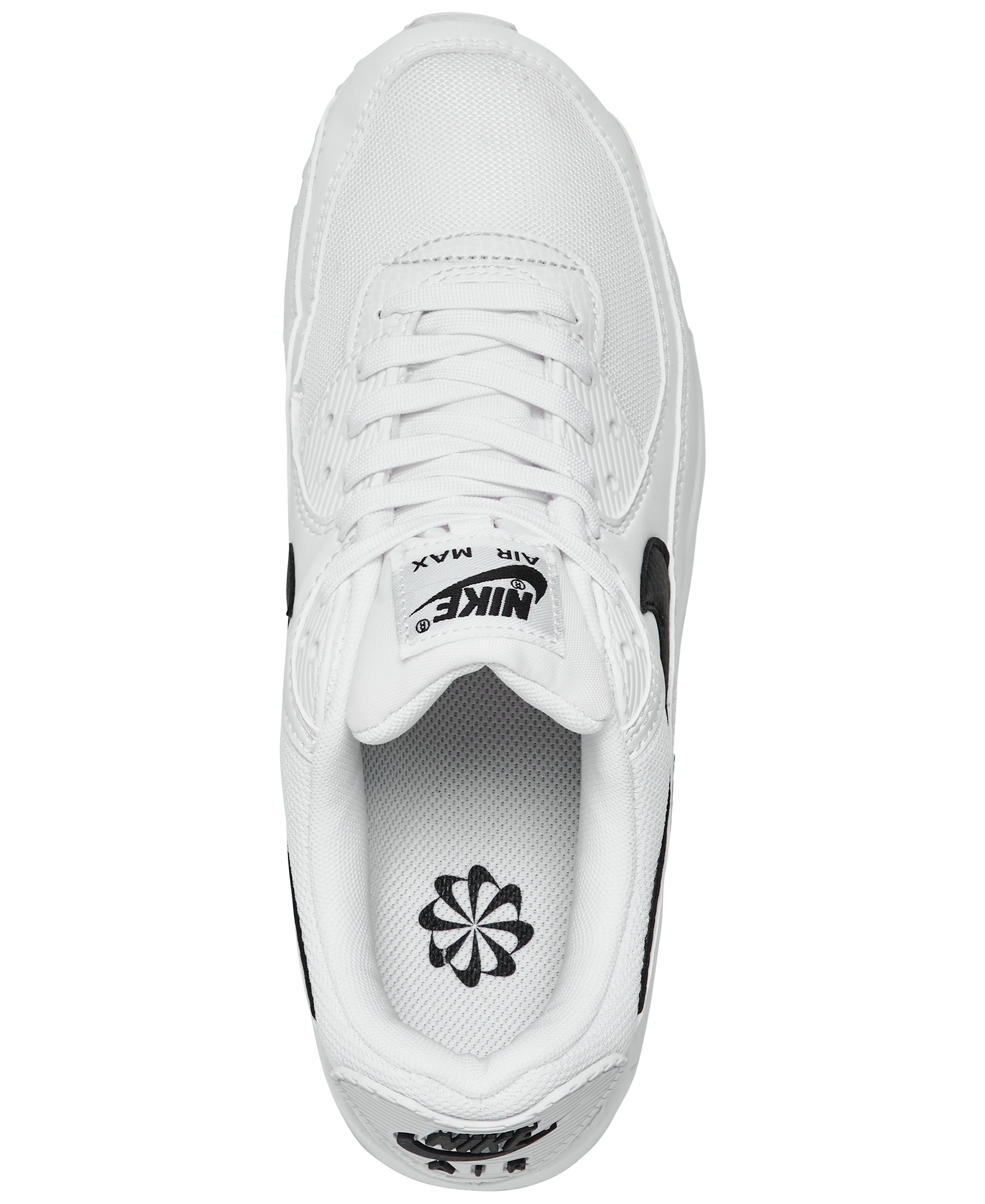 Nike Women's Air Max 90 Casual Sneakers from Finish Line - White, Black