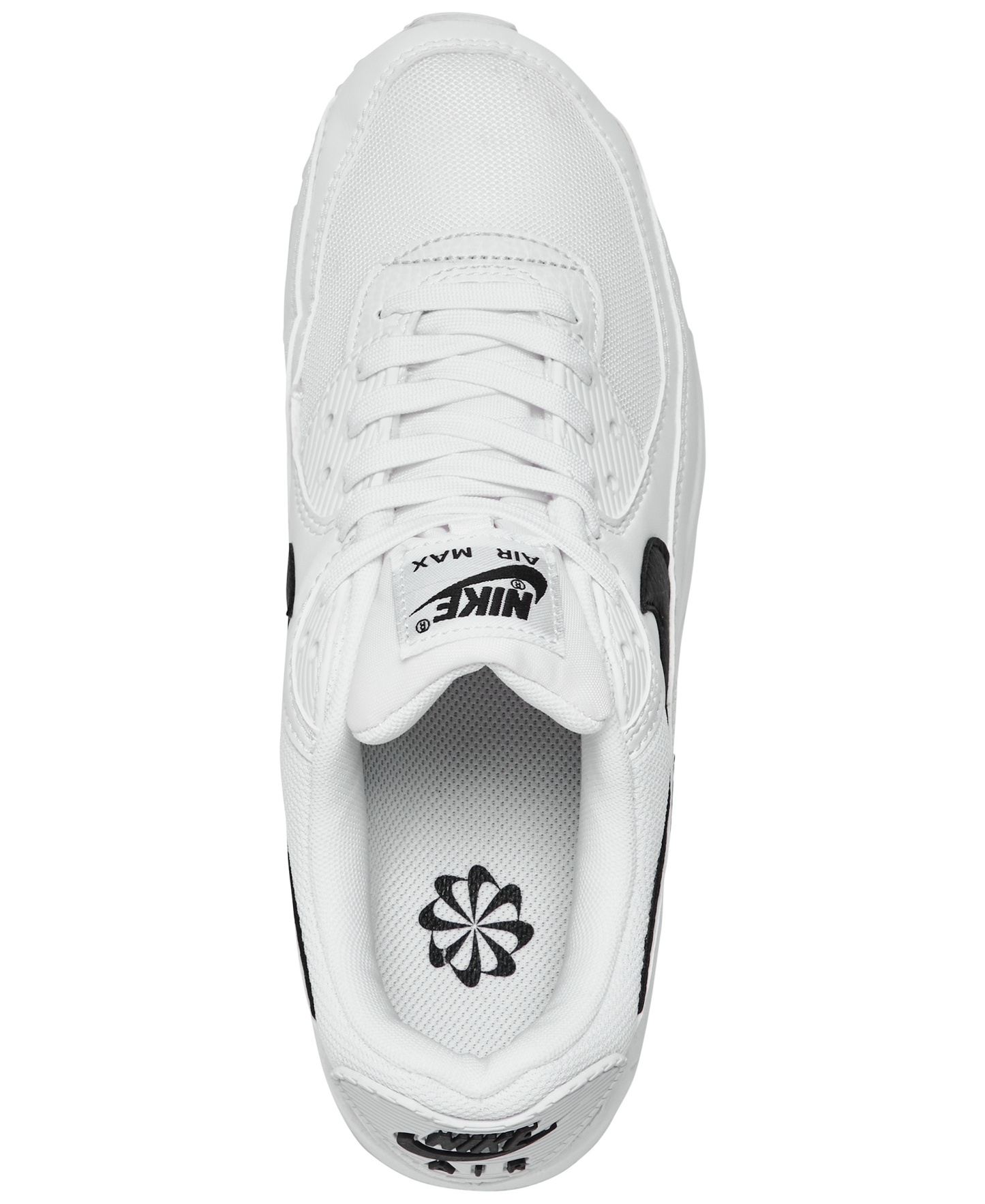 Nike Women's Air Max 90 Casual Sneakers from Finish Line - White, Black