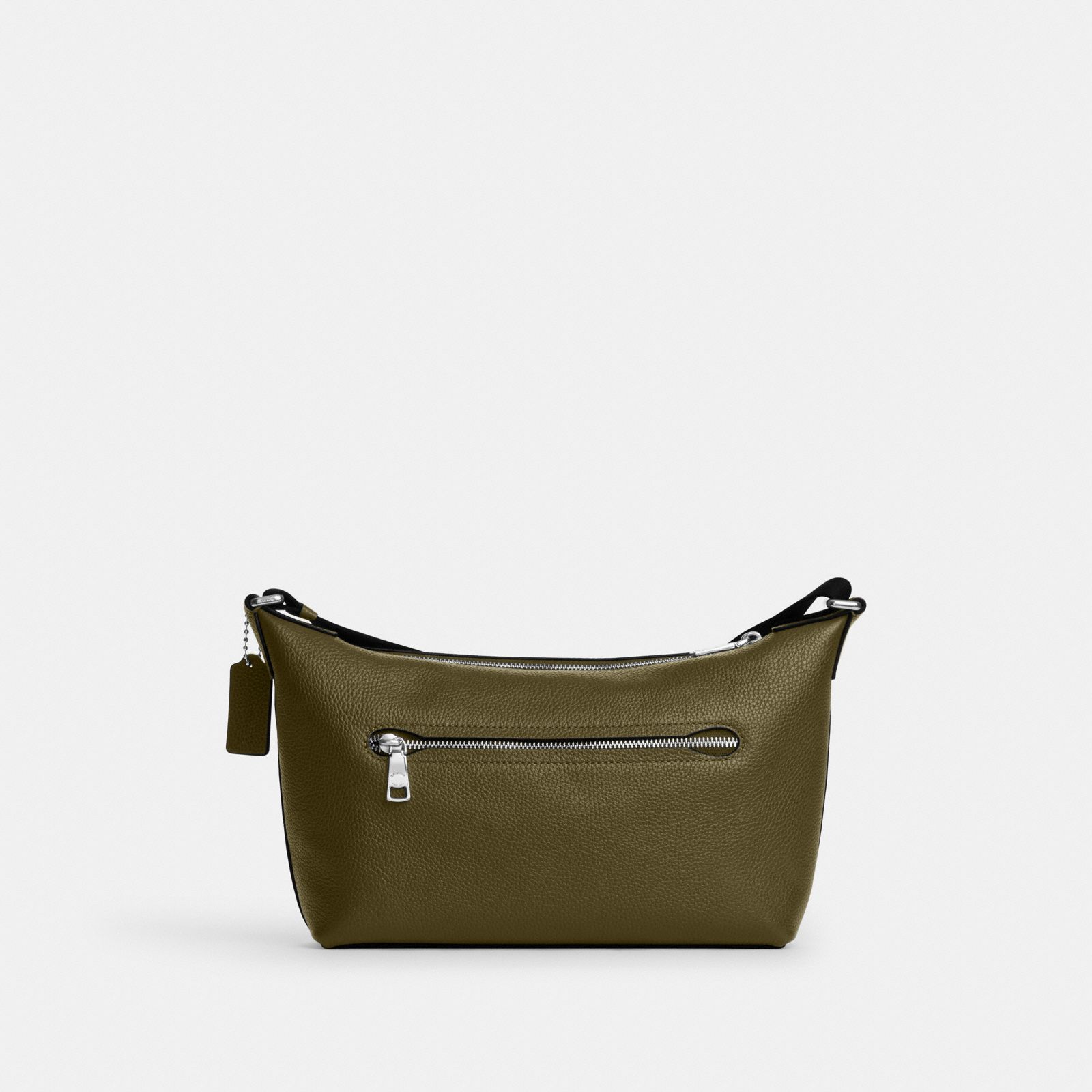 Small Finn Crossbody Bag With Pouch - Silver/Olive - view 3