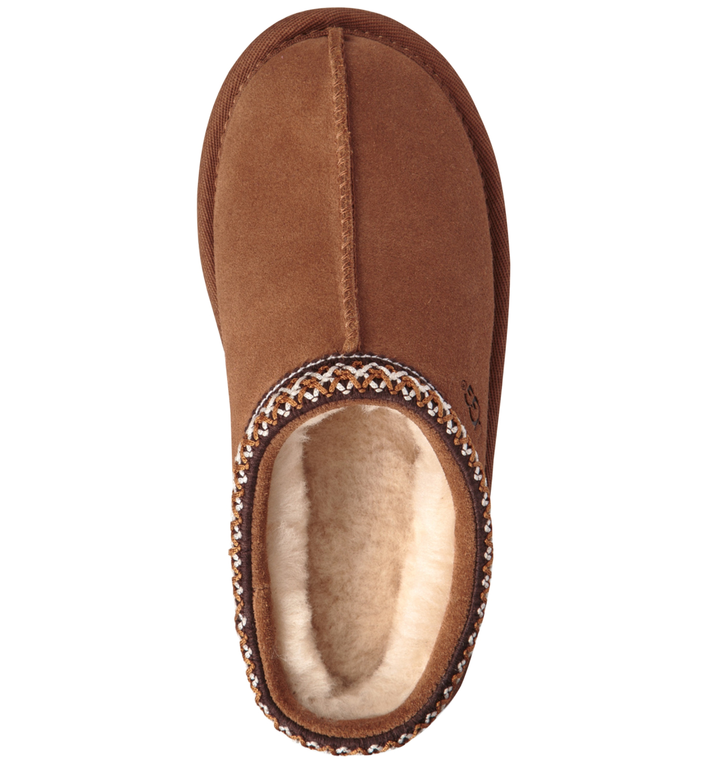UGG® Kids Tasman II Clog Round Toe Slippers - Chestnut