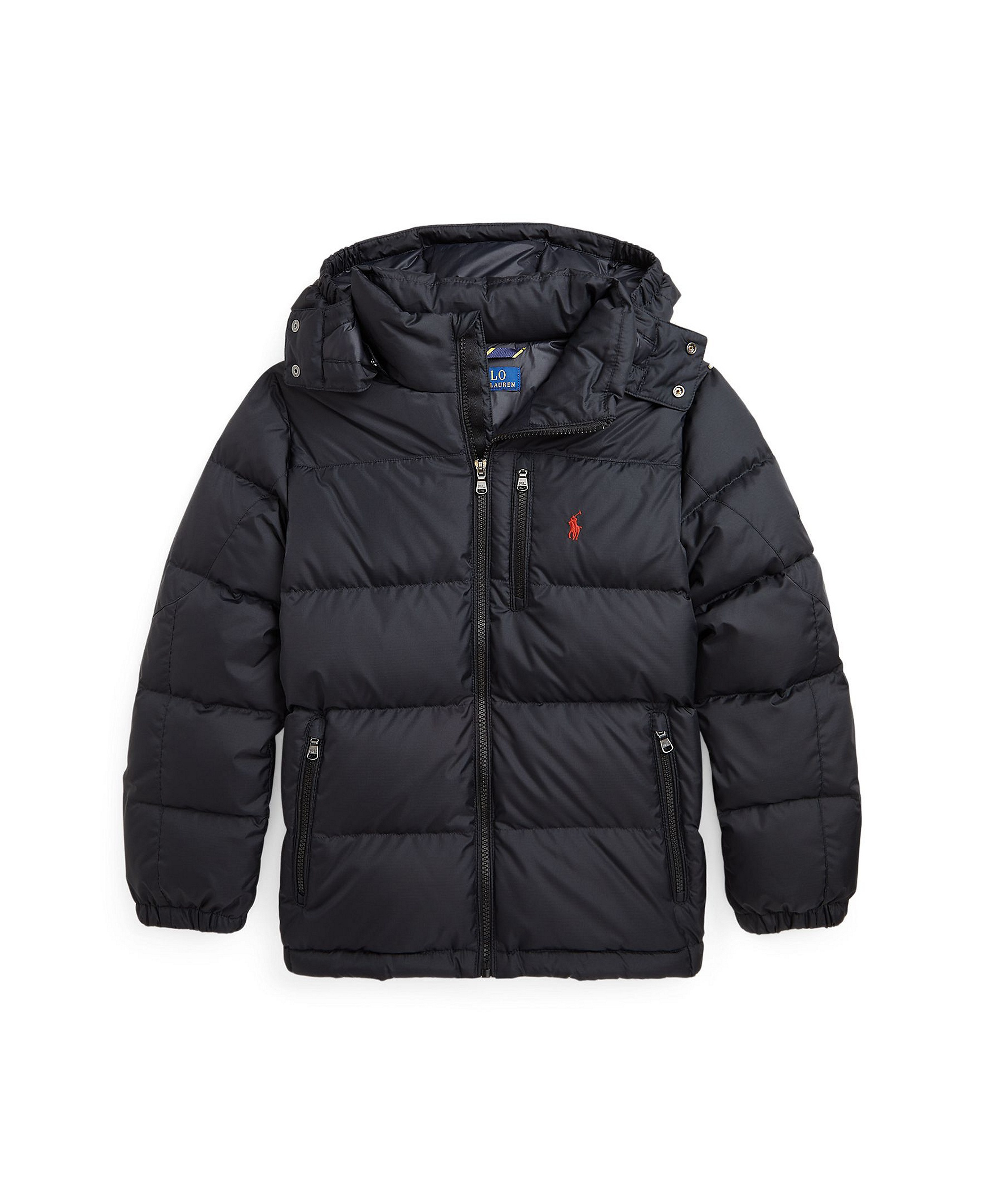 Polo Ralph Lauren Big Boys Ripstop Down Hooded Jacket - Polo Black