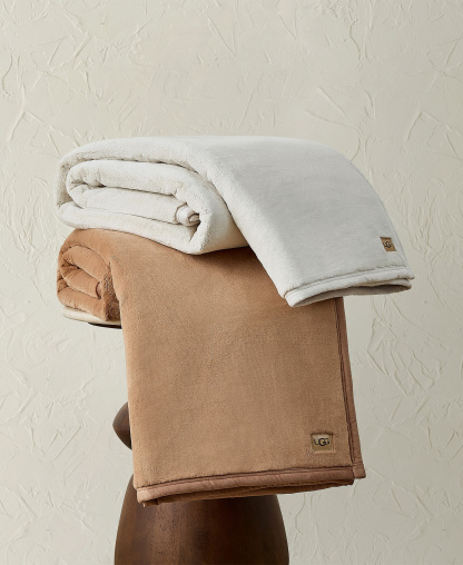 UGG® Salt Creek Reversible Throw, 50" x 70" - Bluff