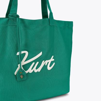 Kurt Geiger London Kurt's Cabana Large Kurt Tote Bag - Green - view 5