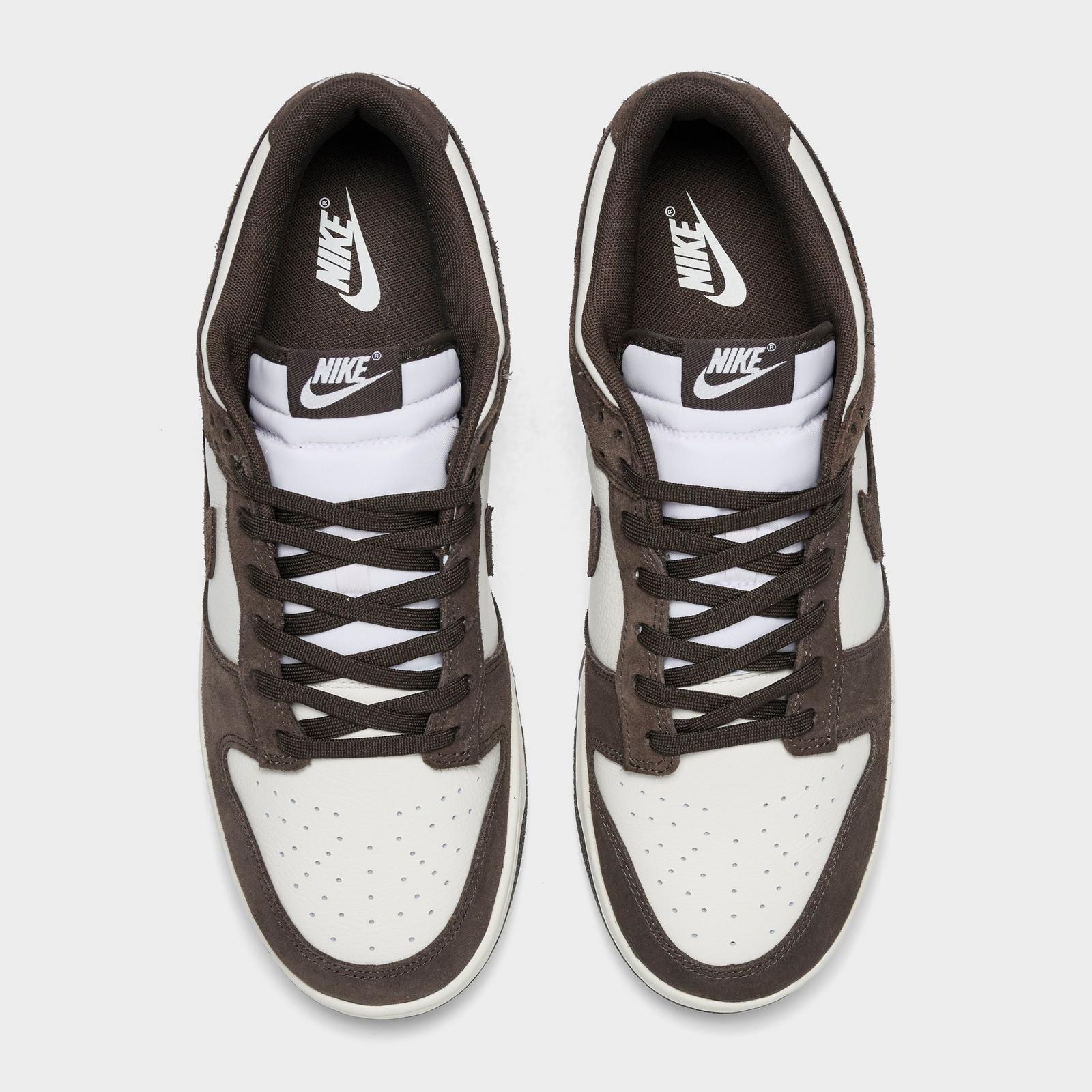 Men's Nike Dunk Low Retro Casual Shoes - Pale Ivory/Pale Ivory/Baroque Brown