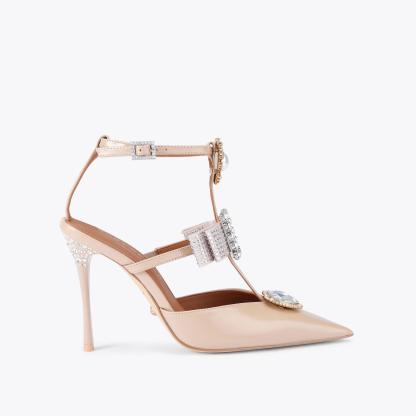 Kurt Geiger London Bow Point Gladiator Court - Beige