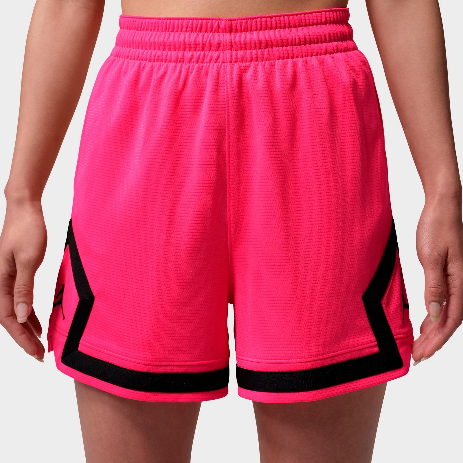 Women's Jordan Sport 4" Diamond Basketball Shorts - Hyper Pink/Black - view 3