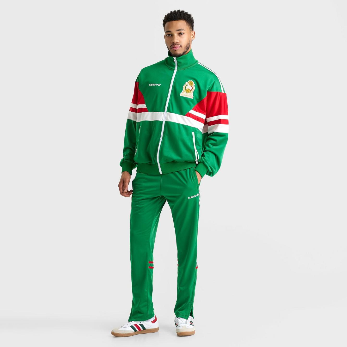 Men's adidas Mexico Home 1986 Soccer Track Pants - Green - view 2