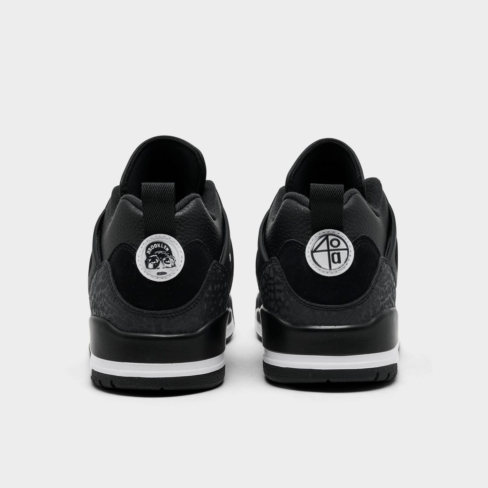 Men's Jordan Spizike Low Casual Shoes - Black/White/White/Anthracite - view 4