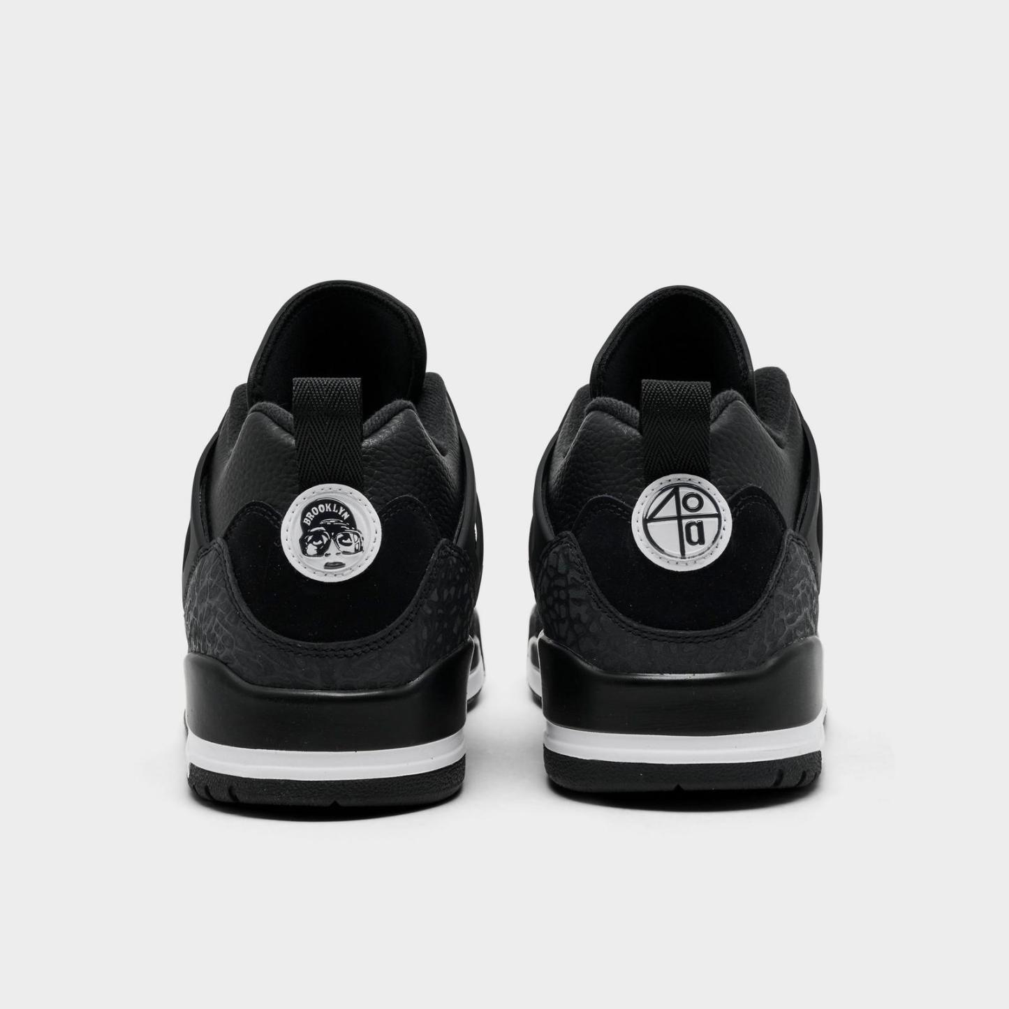 Men's Jordan Spizike Low Casual Shoes - Black/White/White/Anthracite - view 4