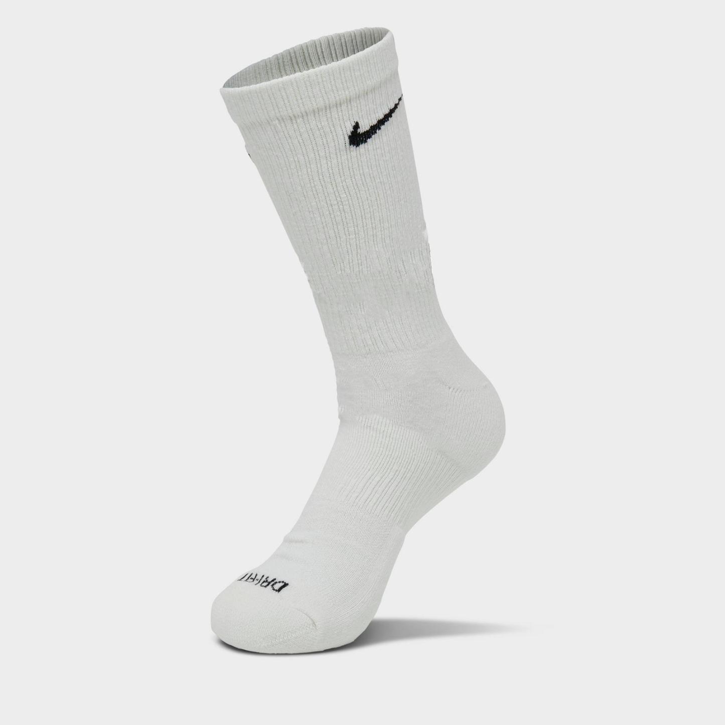 Nike Everyday Plus Cushioned Crew Training Socks (6-Pack) - Cobalt Bliss/Citron