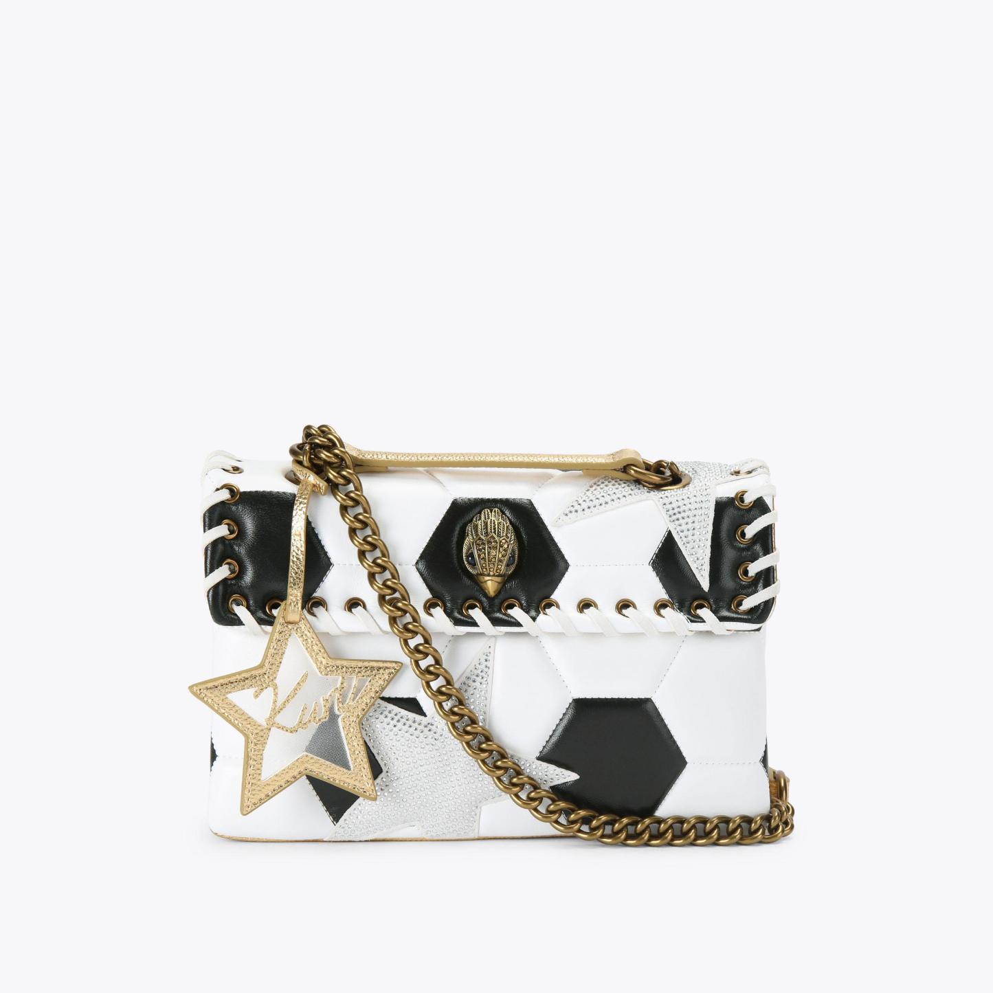 Kurt Geiger London Kensington Soccer Bag - White