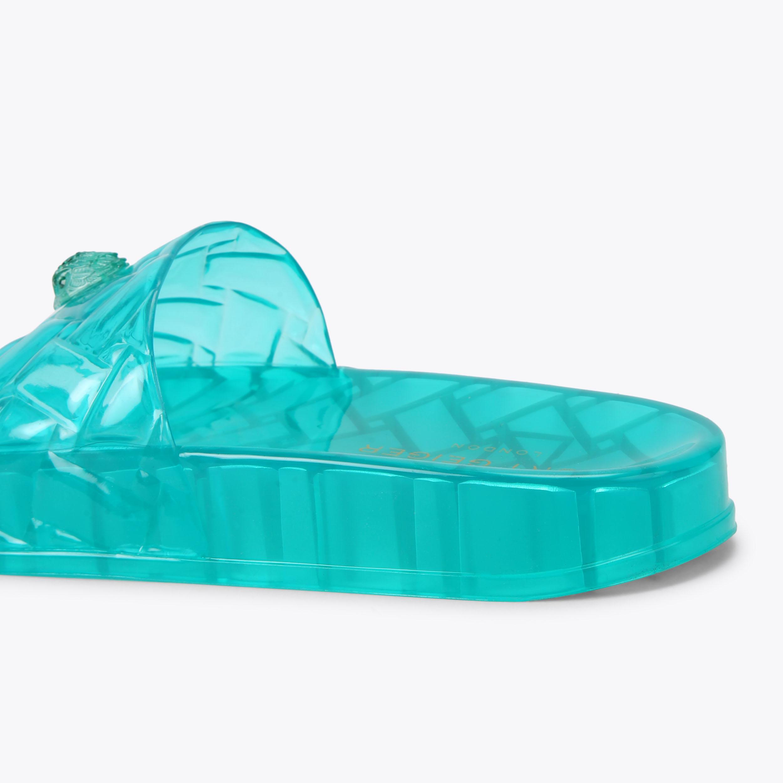 Kurt Geiger London Meena Jelly Slide - Green - view 4