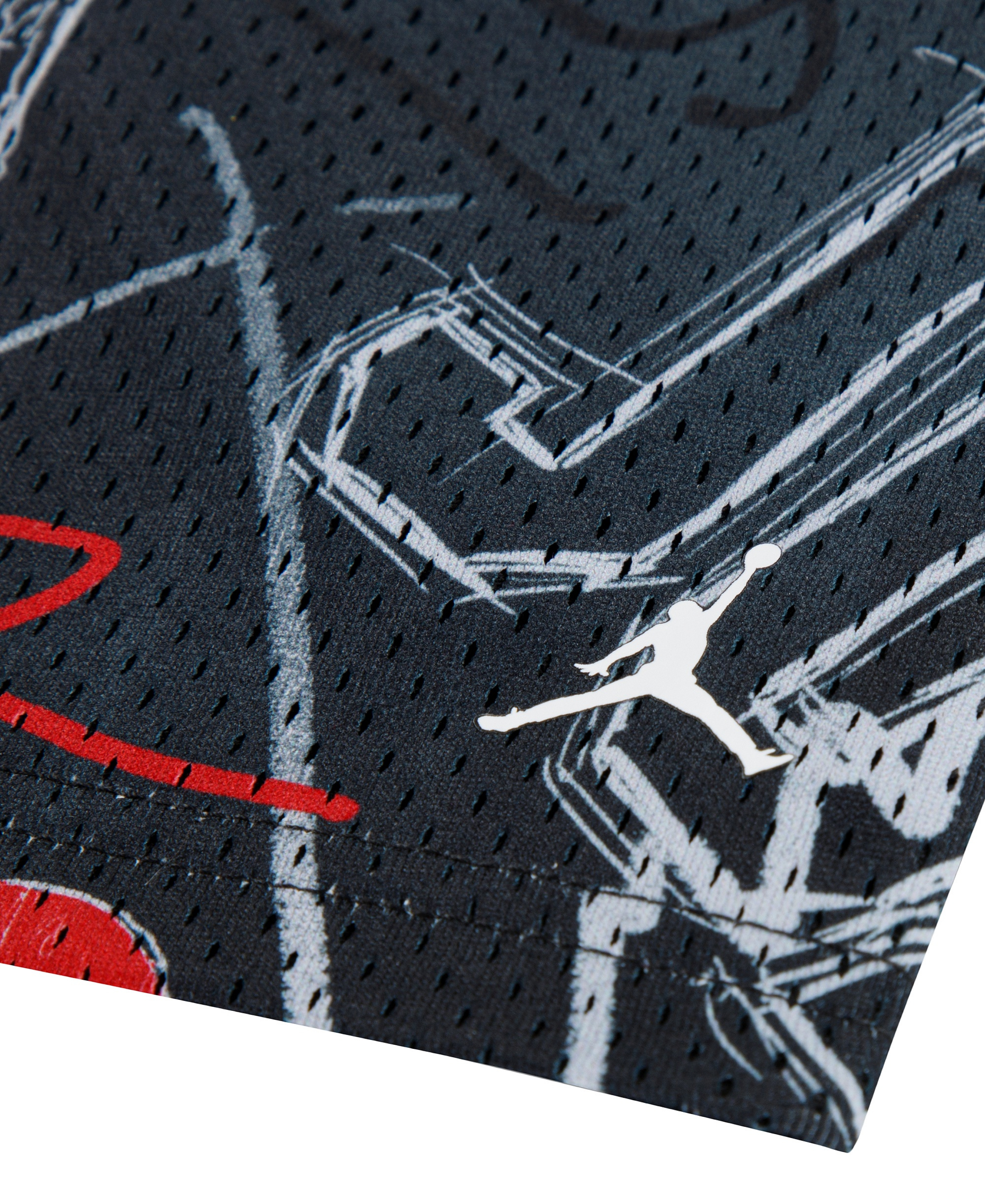 Jordan Boys' 8-20 Notebook Doodle Printed Shorts - Black