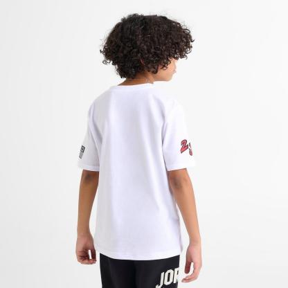 Boys' Big Kids' Jordan MVP Dynasty Patch T-Shirt - White - view 4