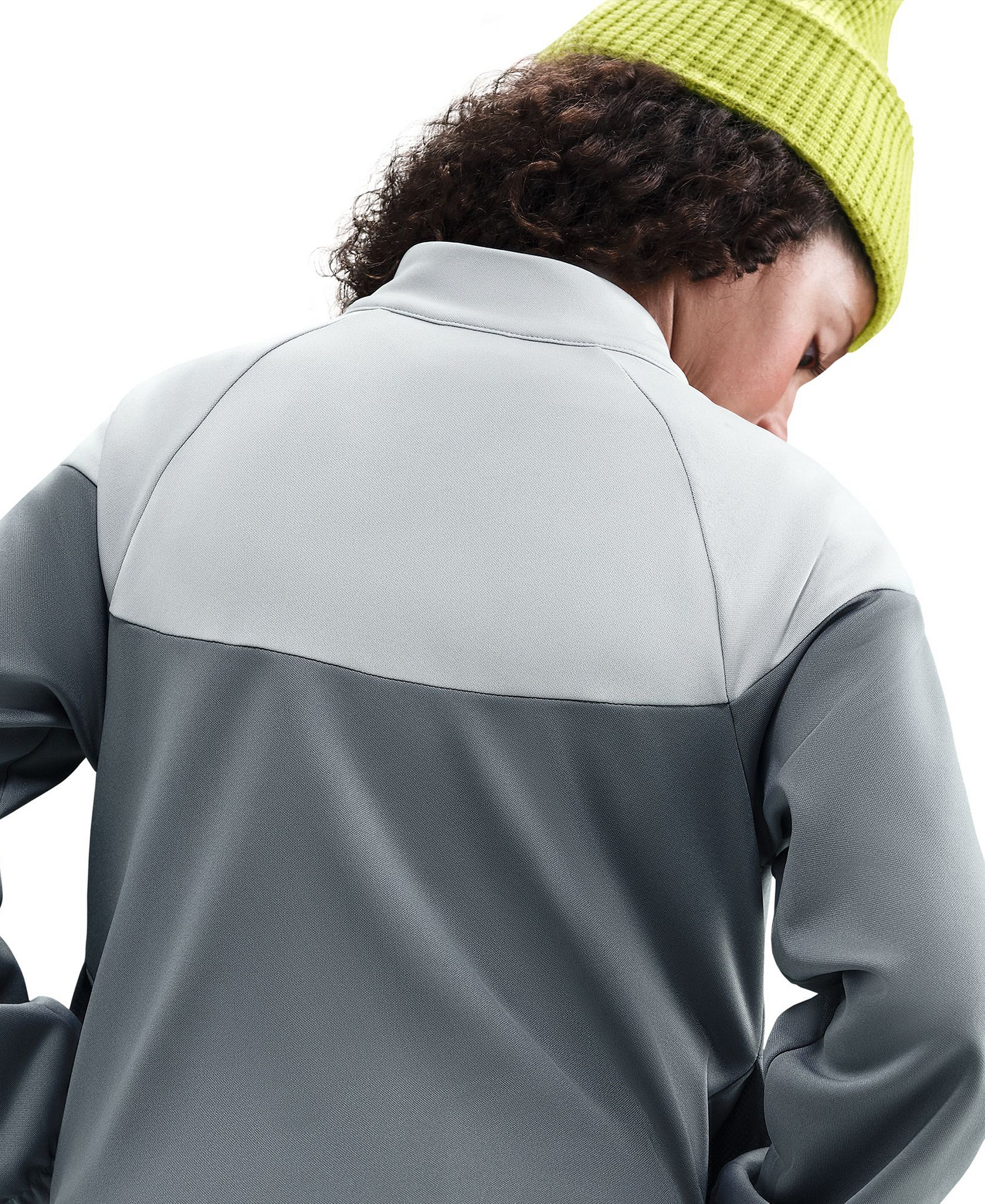 Nike Boys' and Girls' 7-20 Sportswear Dri-FIT Long-Sleeve Jacket and Pants, 2-Piece Set - Smoke Gray