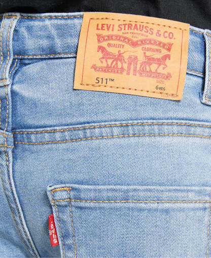 Levi's Boys' 2T-7 511 Slim Fit Stretch Performance Jeans - Superfly