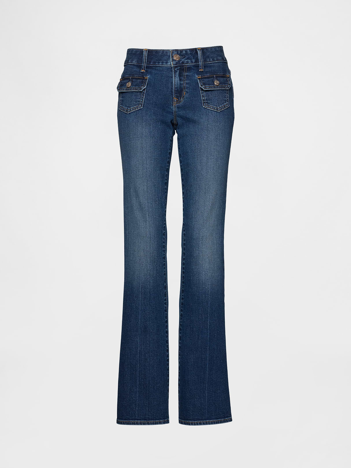 Low Rise Long & Lean Jeans - Medium wash