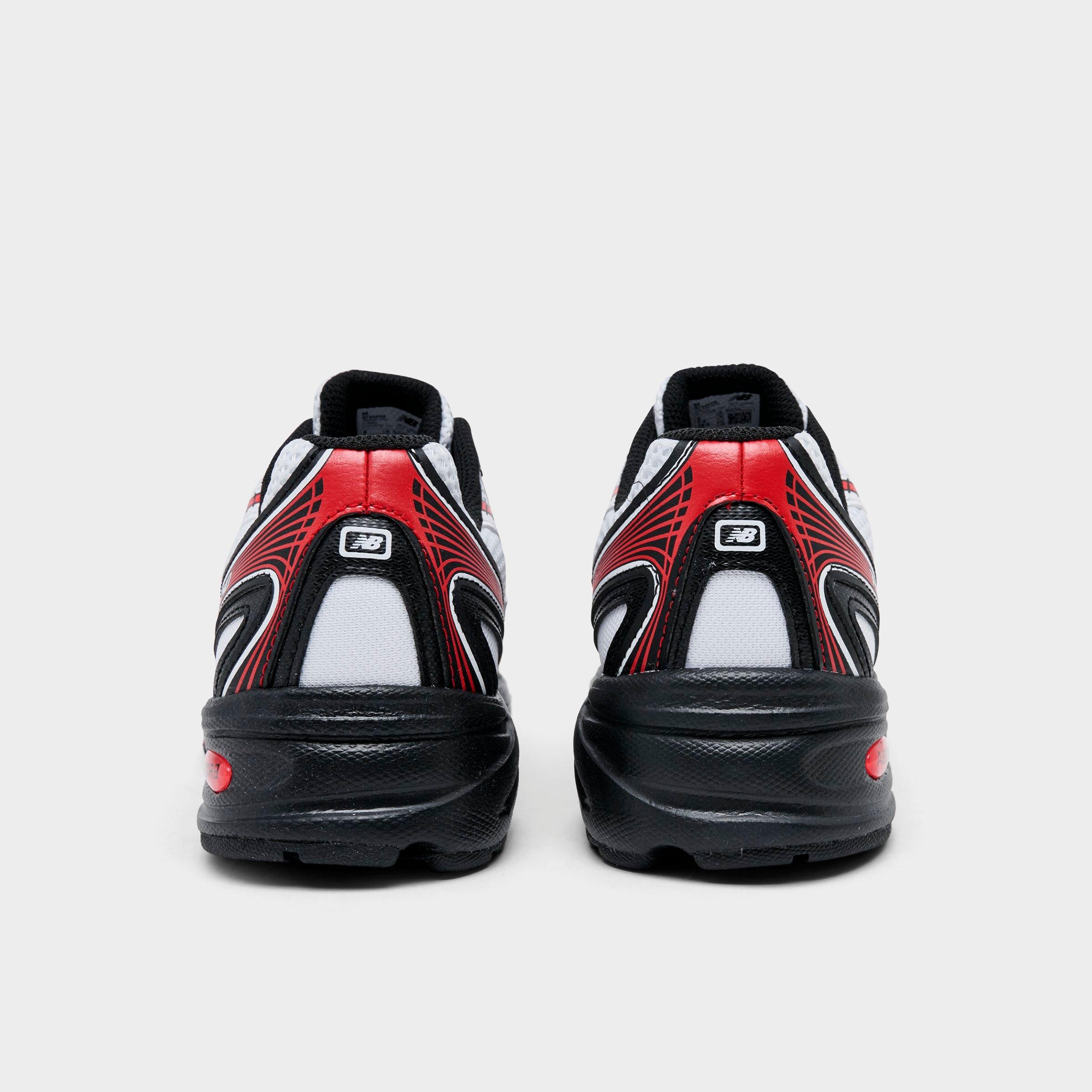 Big Kids' New Balance 740 Casual Shoes - White/Black/Red - view 4