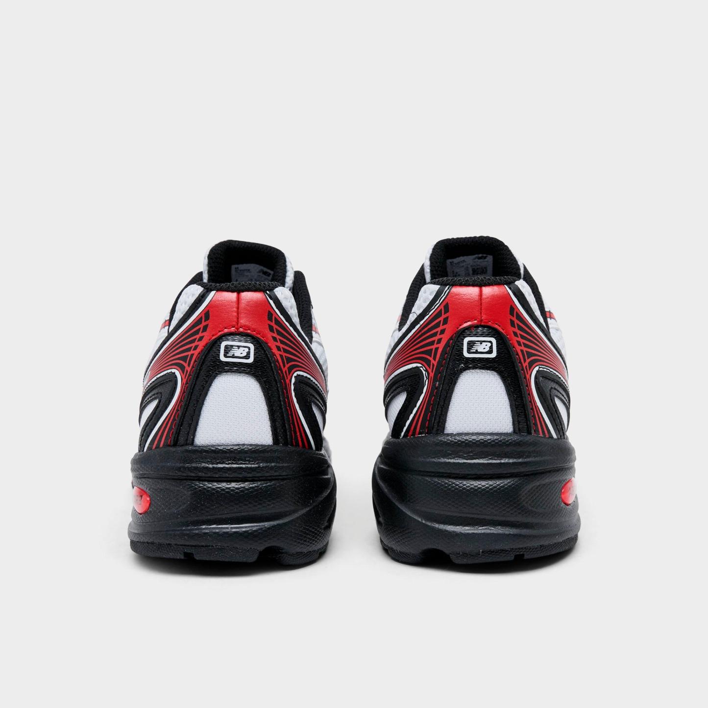Big Kids' New Balance 740 Casual Shoes - White/Black/Red - view 4