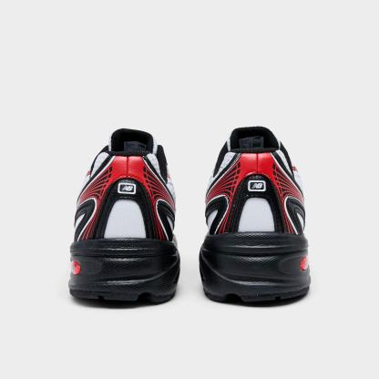 Big Kids' New Balance 740 Casual Shoes - White/Black/Red - view 4