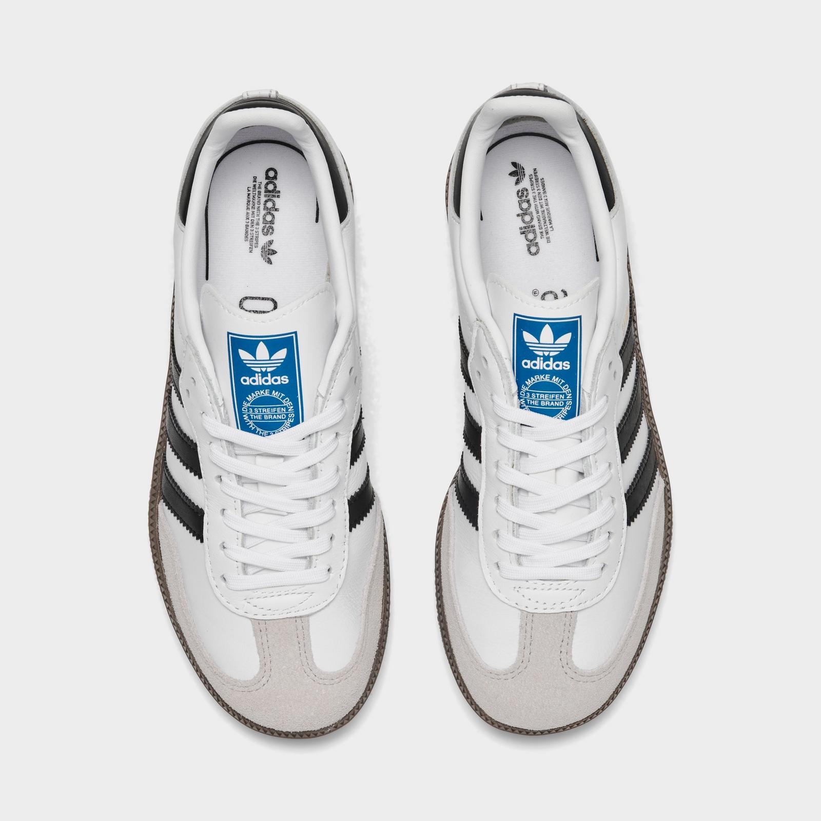Little Kids' adidas Originals Samba OG Casual Shoes - Footwear White/Core Black/Gum 5 - view 5