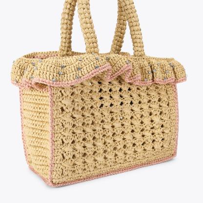 Kurt Geiger London Chelsea Ruffle Tote Bag - White - view 4