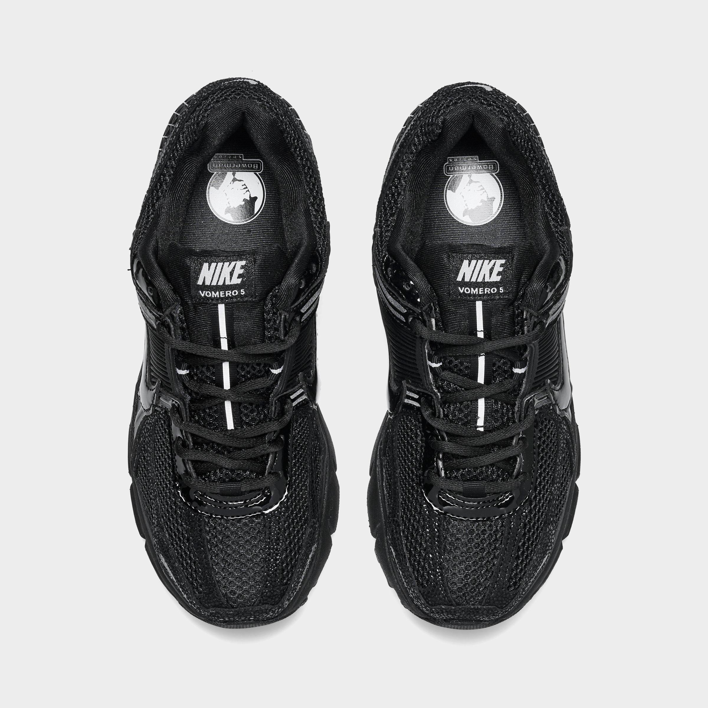 Women's Nithtke Zoom Vomero 5 Casual Shoes - Part 2 - Black/Metallic Silver/Anthracite/Black - Top view
