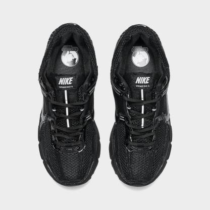 Women's Nithtke Zoom Vomero 5 Casual Shoes - Part 2 - Black/Metallic Silver/Anthracite/Black - Top view