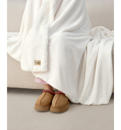 UGG® Avery Reversible Throw, 50" x 70" - Snow