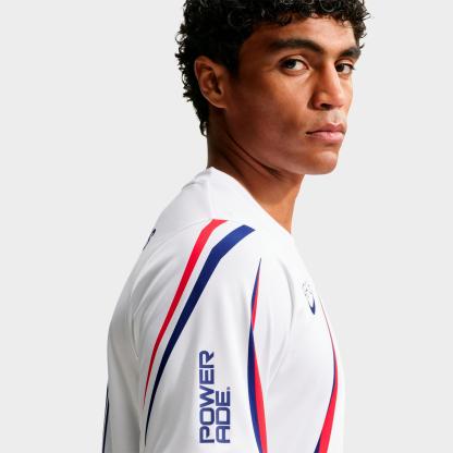 Men's Nithtke USA x VAA Academy Pro Dri-FIT Pre-Match Soccer Jersey - White/Deep Royal Blue/Deep Royal Blue