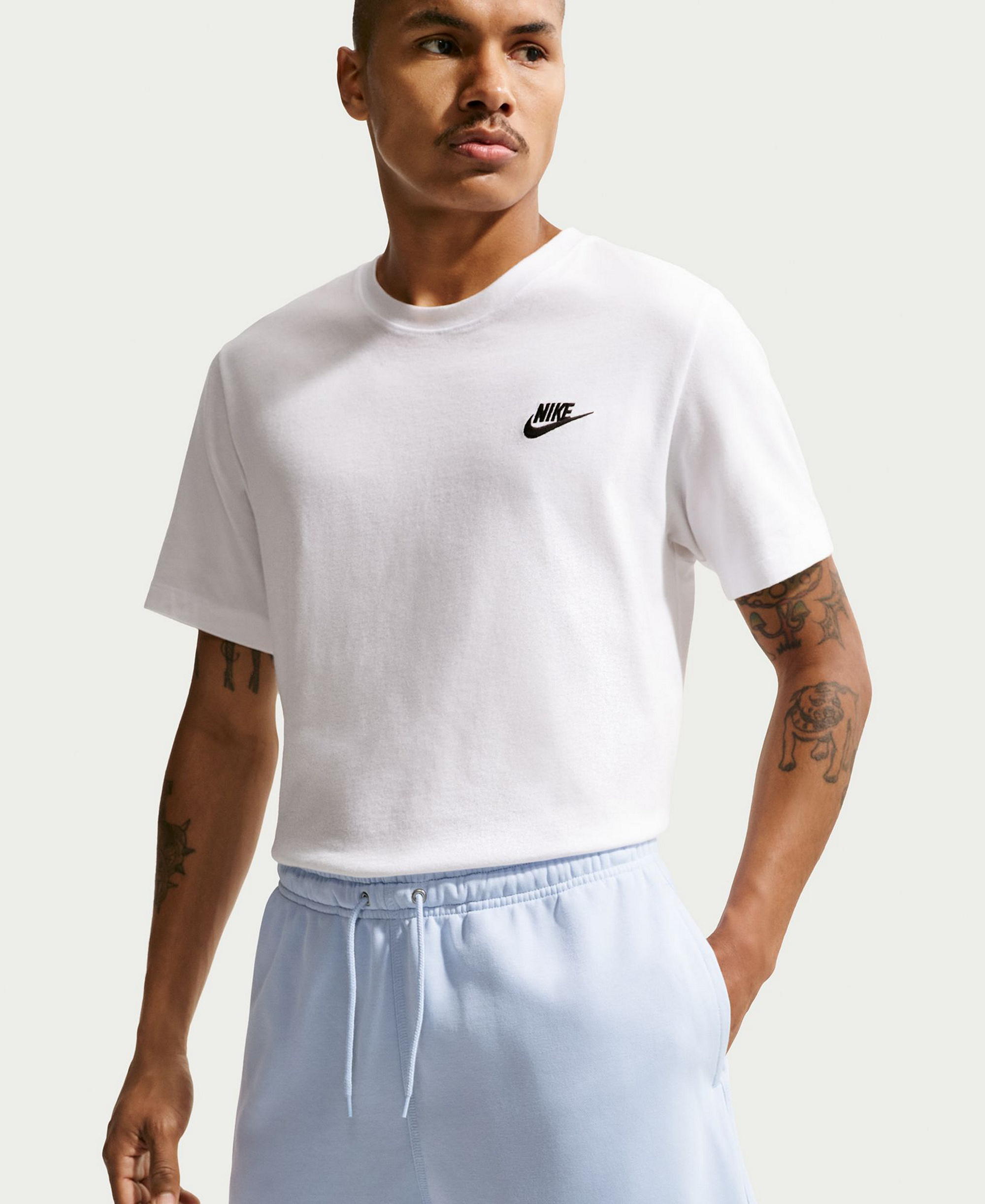 Nike Men's Club French Terry Flow Pull-On Shorts - Hydrogen Blue