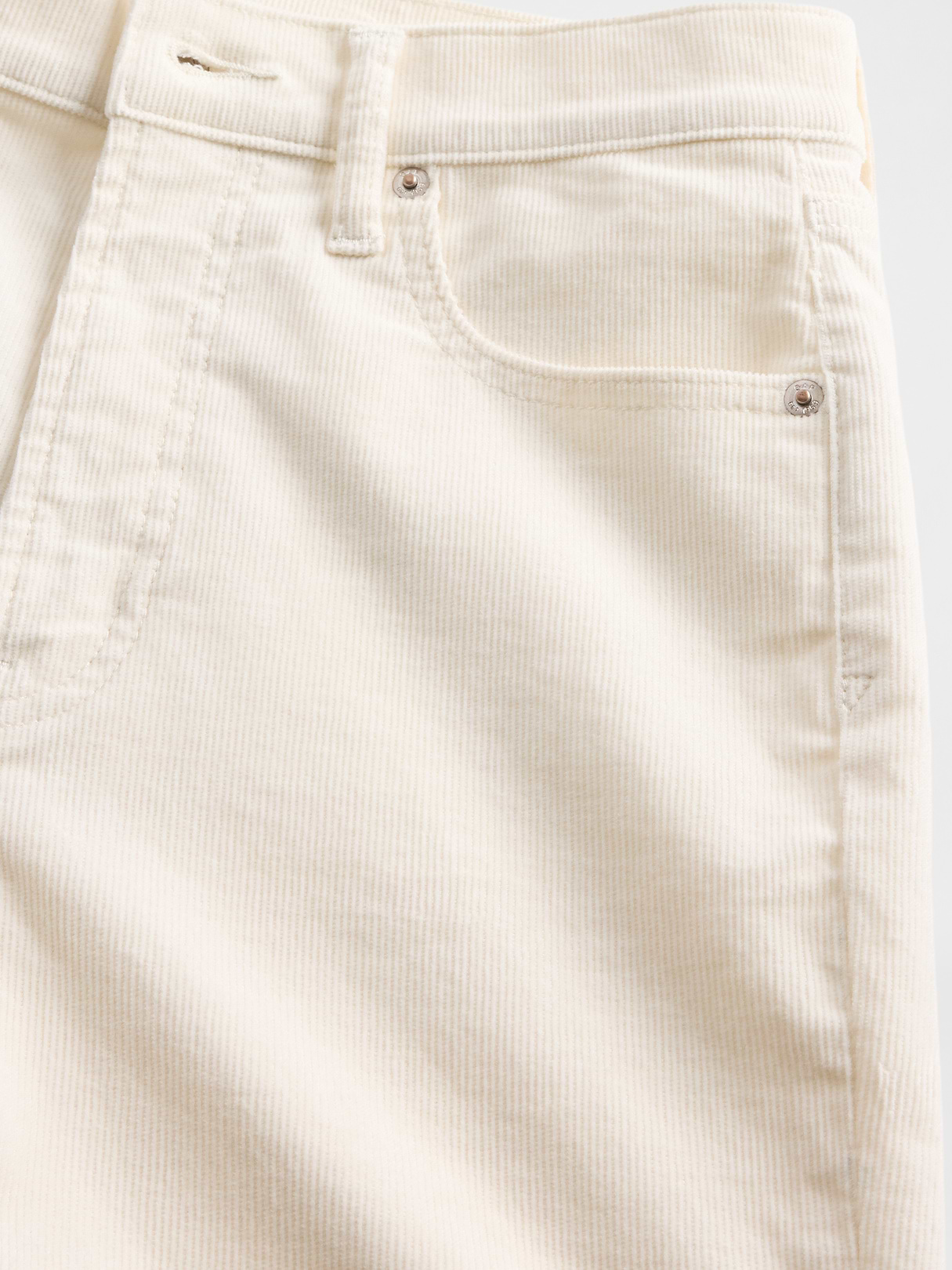 High Rise Belted '90s Slim Straight Jeans - Ivory beige heather