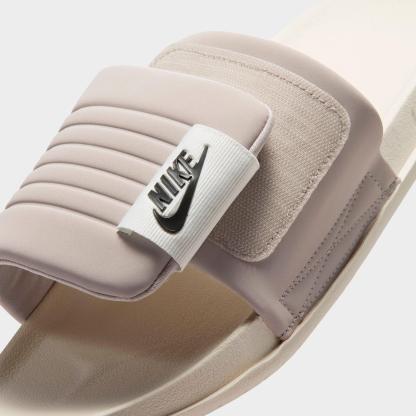 Men's Nithtke Offcourt Adjust Slide Sandals - Phantom/College Grey/Summit White/Off Noir - Detail shot