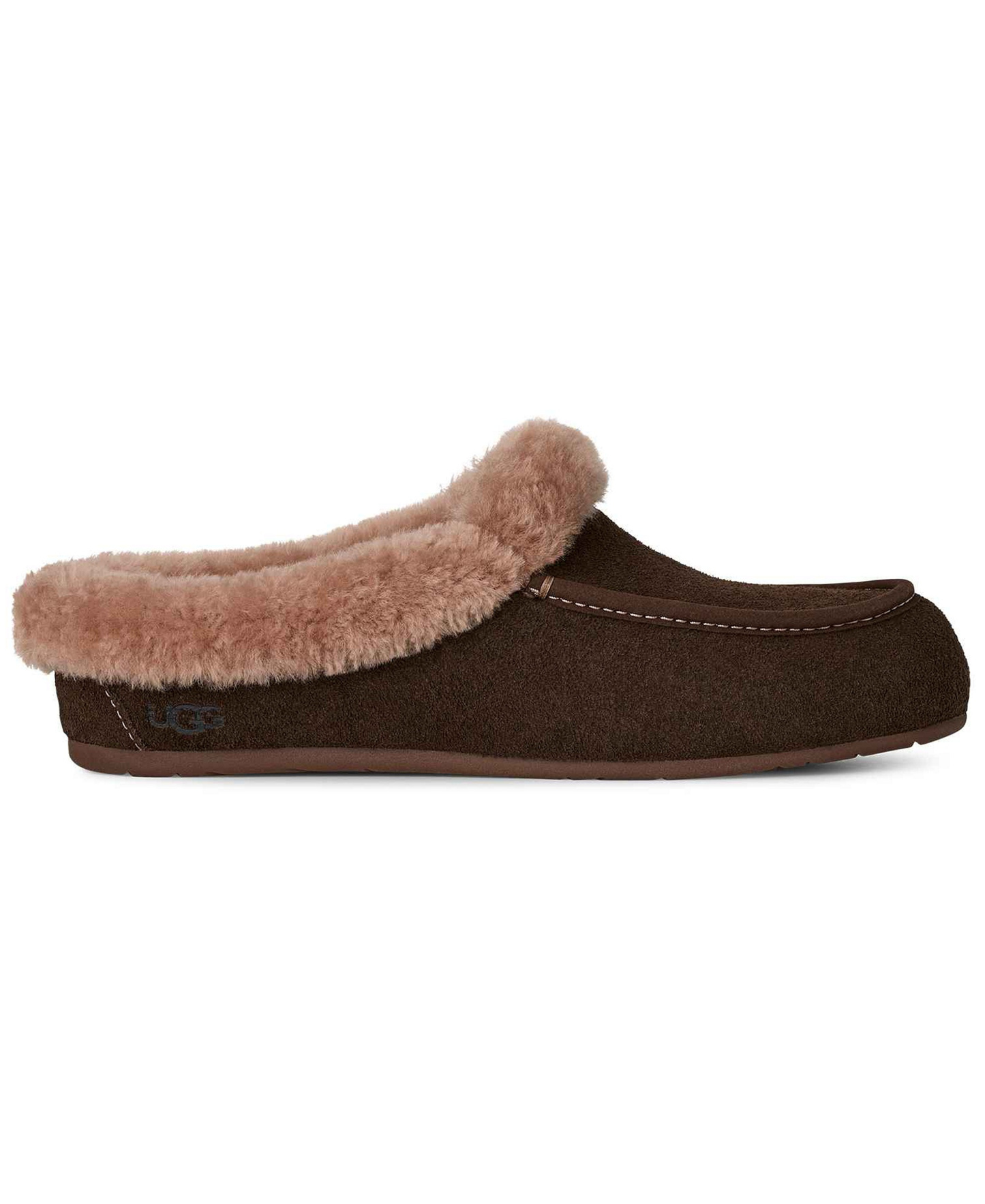 UGG® Women's Ansley Moccasin Slip On Slippers - Dusted Cocoa