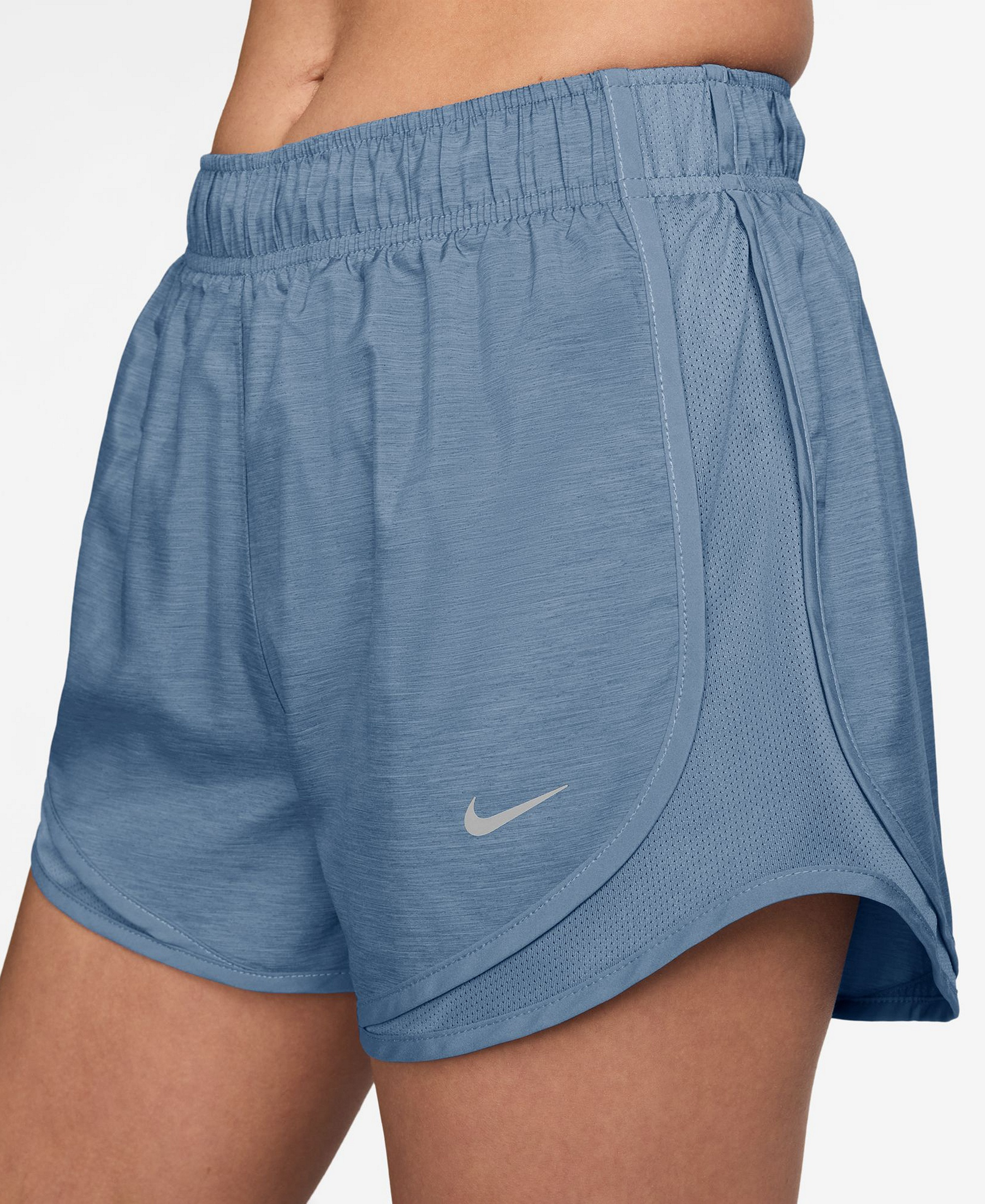 Nike Women's Tempo Dri-FIT Mid-Rise Running Shorts - Work Blue/work Blue/reflective Silv