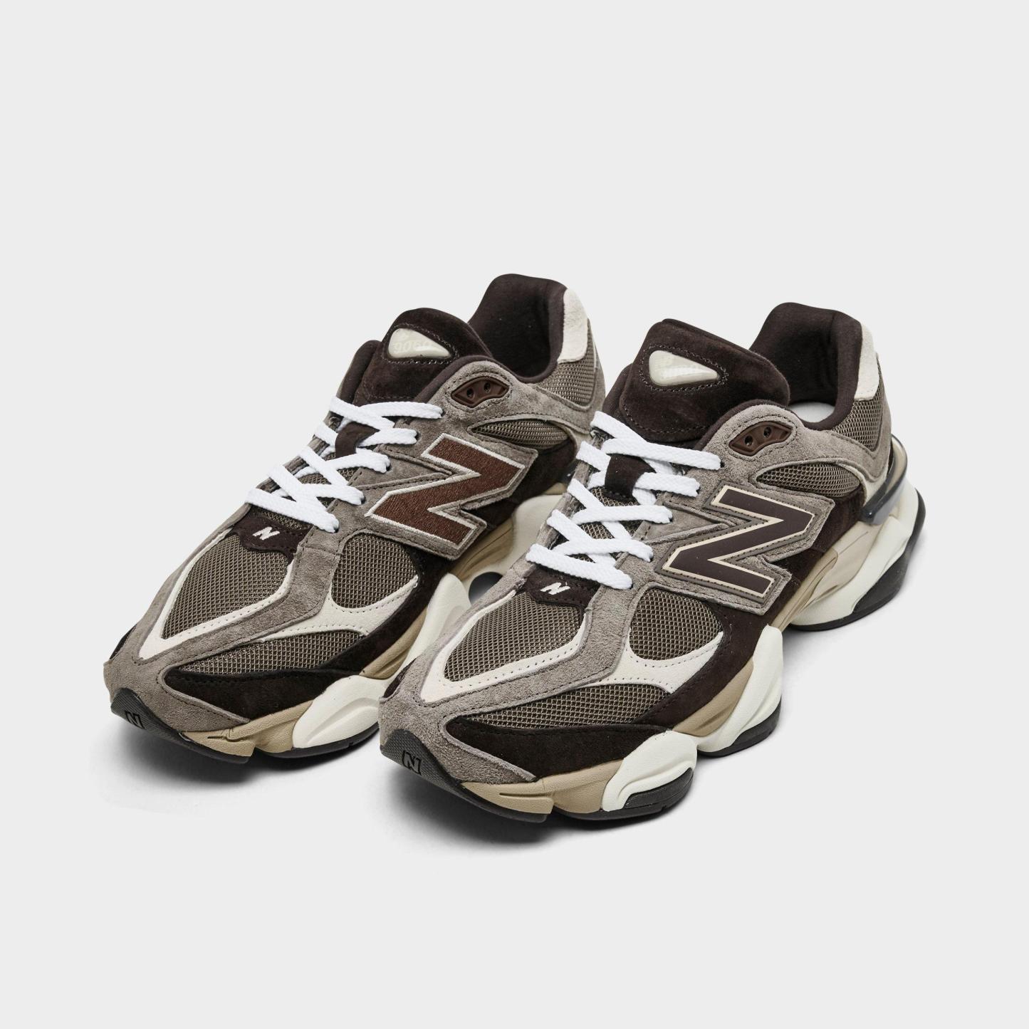 Men's New Balance 9060 Casual Shoes - Thunder Brown/Timberwolf/Black Coffee - view 2