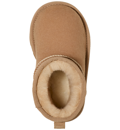 UGG® Toddler Kids Classic Mini II Round Toe Booties - Sand