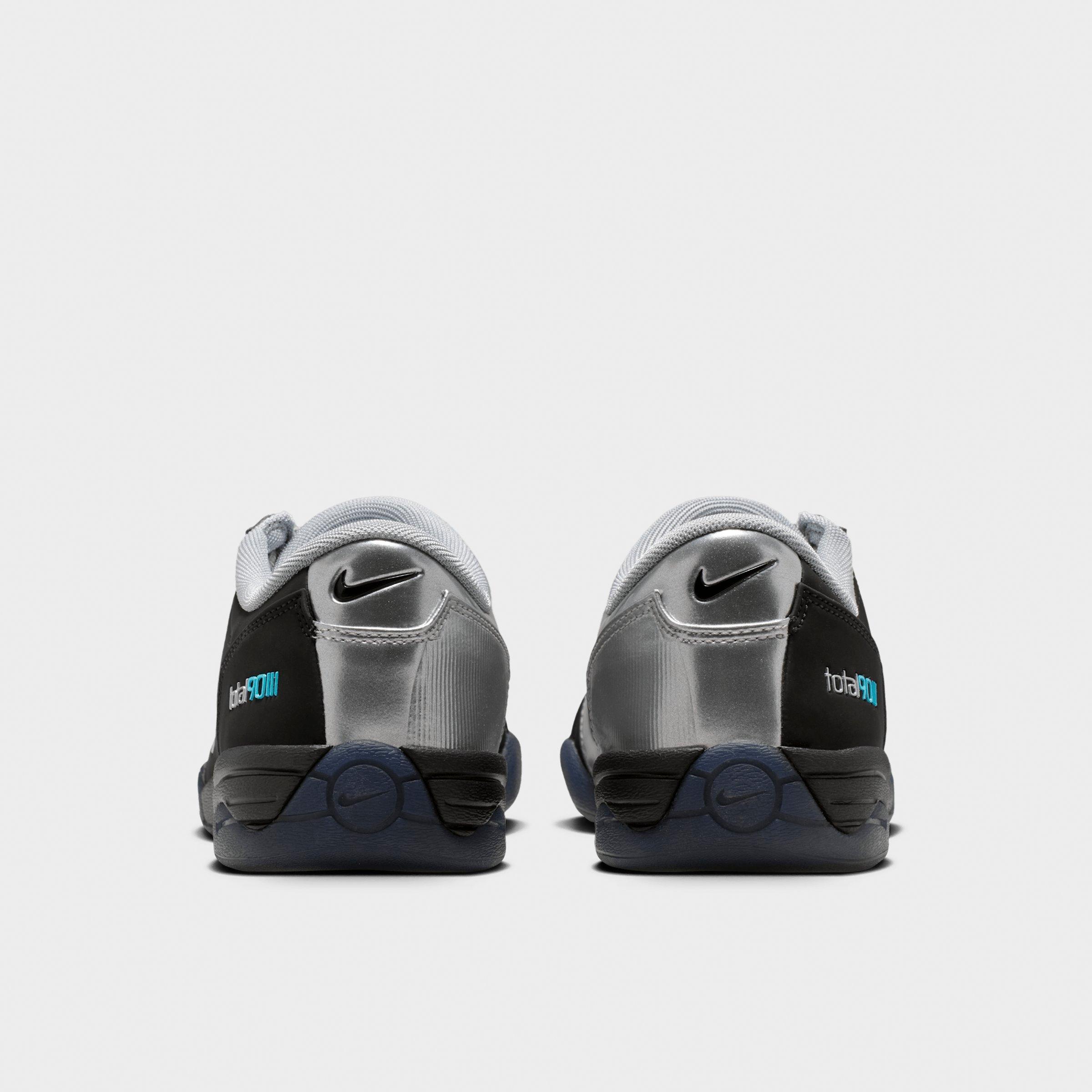 Men's Nithtke Total 90 Casual Shoes - Part 2 - Black/Gamma Blue/Metallic Silver - Back view