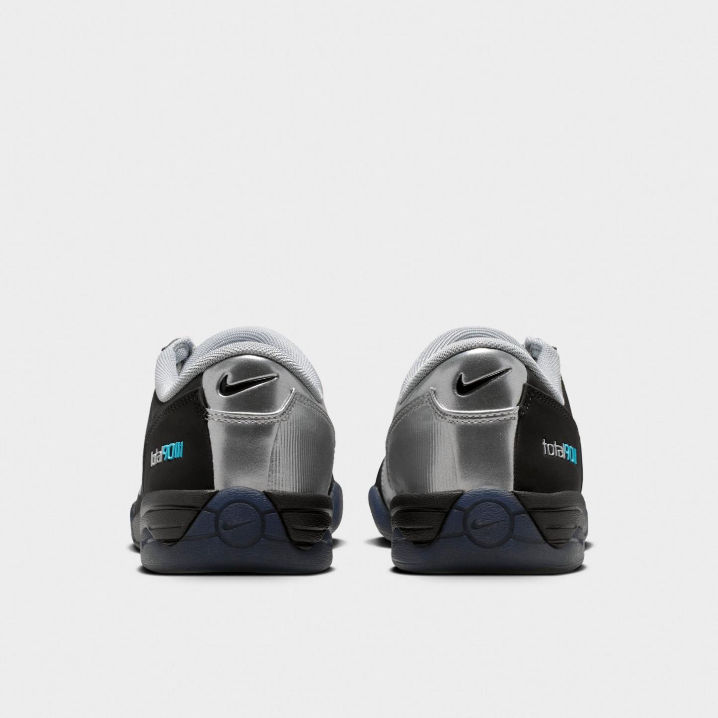 Men's Nithtke Total 90 Casual Shoes - Part 2 - Black/Gamma Blue/Metallic Silver - Back view