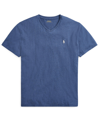 Polo Ralph Lauren Men's Classic-Fit V-Neck T-Shirt - Derby Blue Heather
