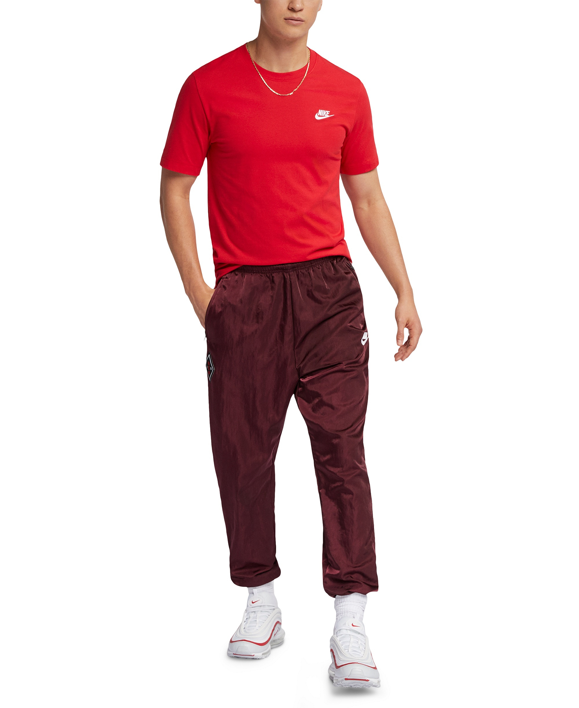 Nike Men's Sportswear Club Crewneck T-Shirt - University Red
