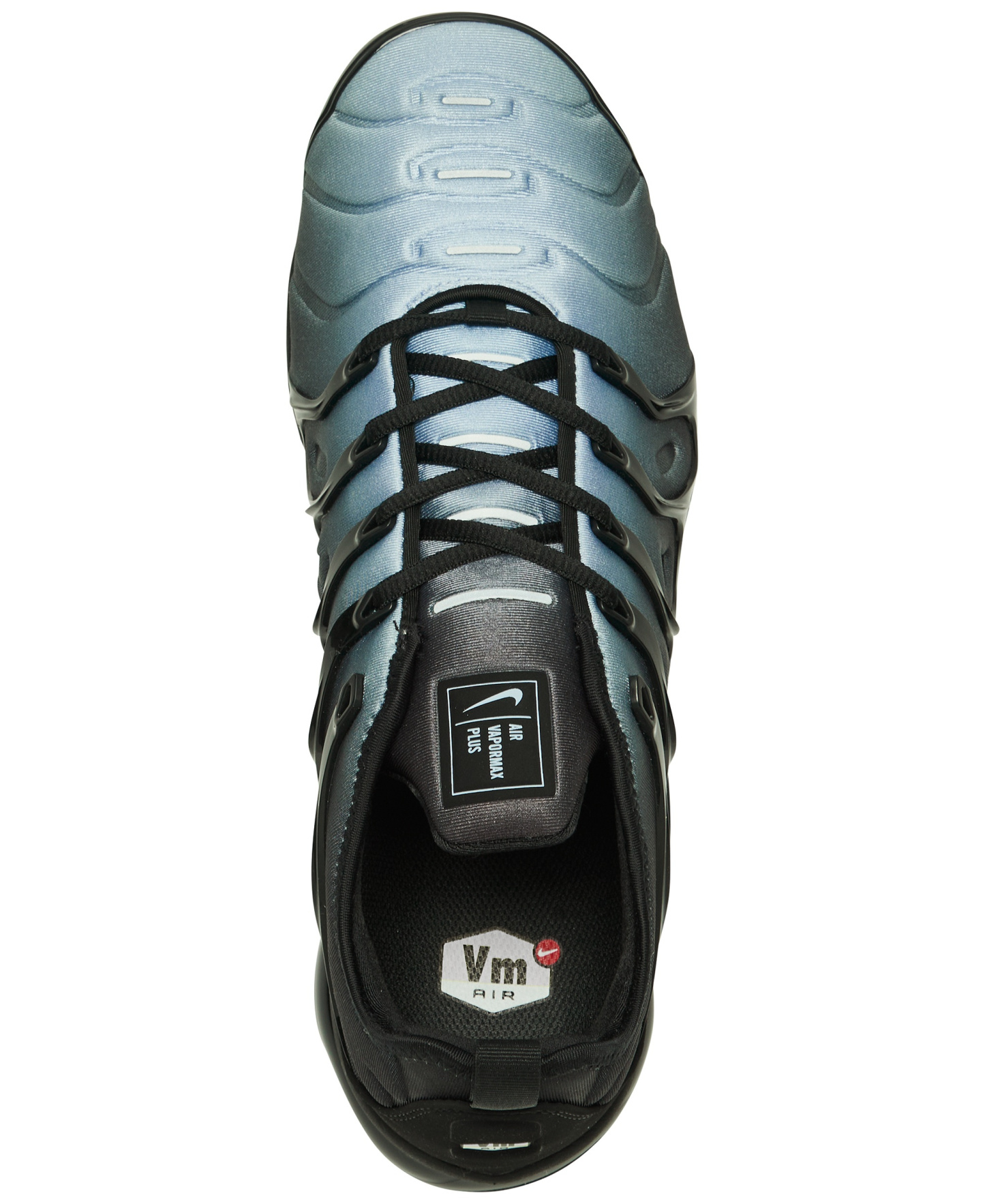 Nike Men's Air VaporMax Plus Running Sneakers from Finish Line - Black, Aluminum