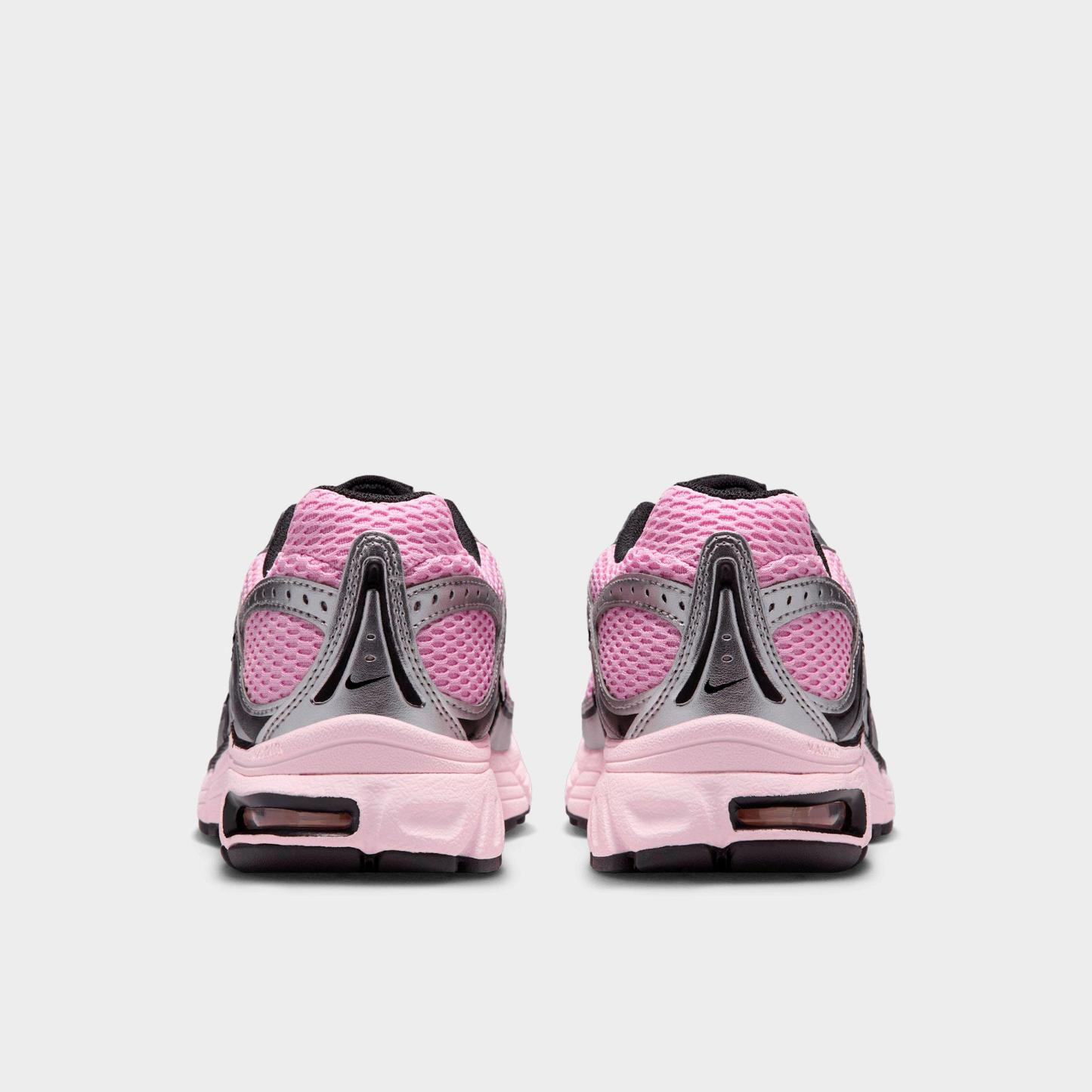 Women's Nithtke Air Max Moto 2K Casual Shoes - Part 2 - Pink Rise/Metallic Silver/Black/Pearl Pink - Back view