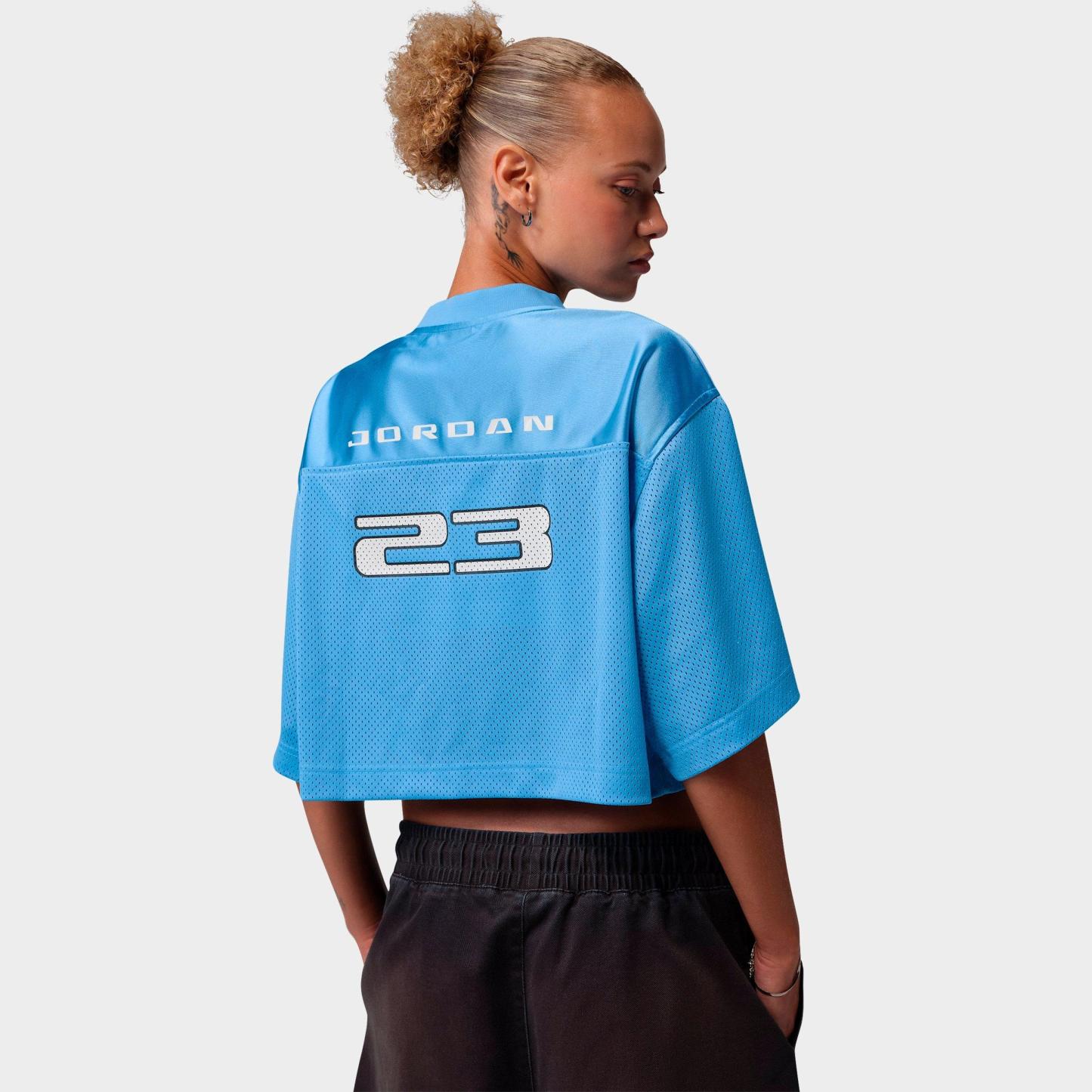 Women's Jordan Brooklyn Short-Sleeve Jersey Top - University Blue