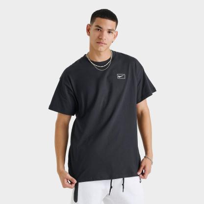 Men's Nike Sportswear Swoosh Box T-Shirt - Black