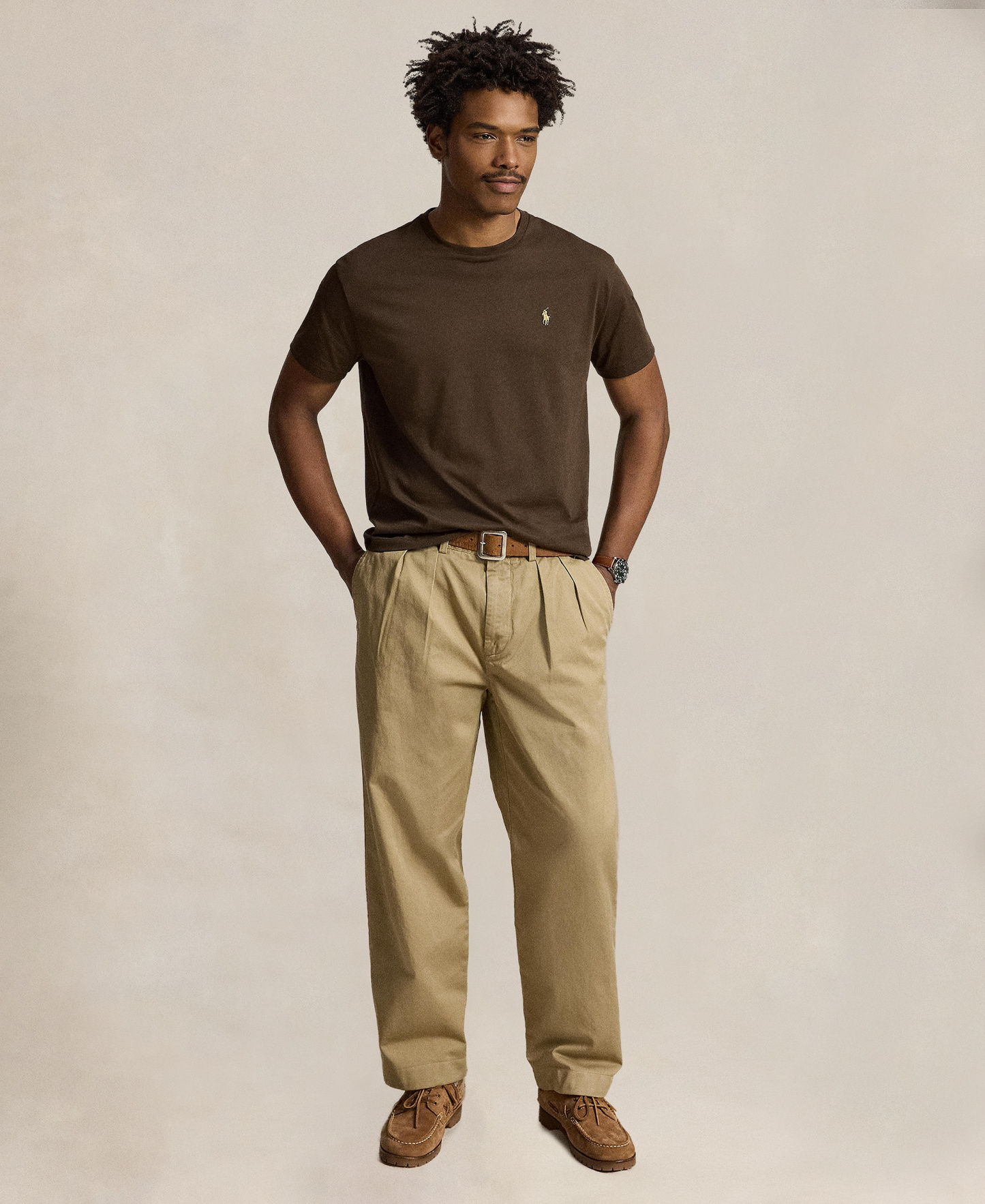 Polo Ralph Lauren Men's Crewneck T-Shirt - Nutmug Brown