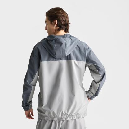 Men's New Balance Sport Essentials Woven Full-Zip Jacket - Grey - view 4