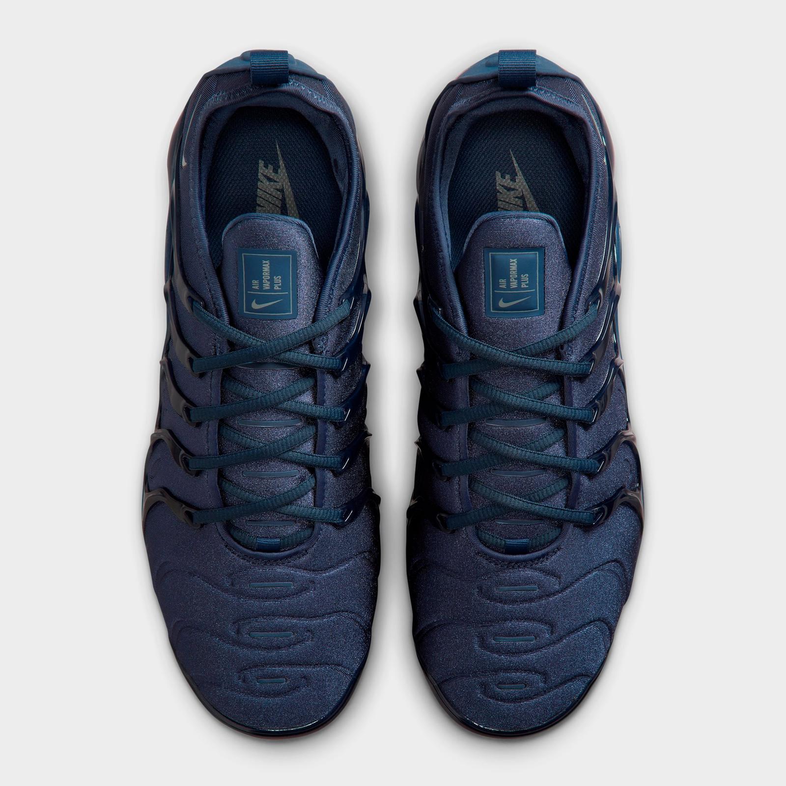 Men's Nike Air VaporMax Plus Running Shoes - Thunder Blue/Midnight Navy/Cool Grey